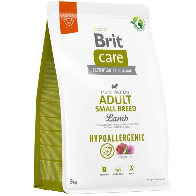 Brit Care Dog Hypoallergenic Adult Small Breed 1 кг сухий корм з ягням