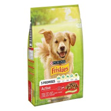 Purina Friskies Active для взрослых активных собак с говядиной 10 кг
