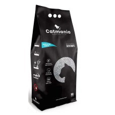 Бентонитовый наполнитель Catmania для кошек марсельское мыло, бирюзовые гранулы 10л, 8.5кг