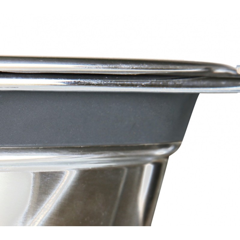 Подставка Trixie Eat on Feet Bowl Set с 2 мисками для собак, металл, нескользящая, 0.45 л