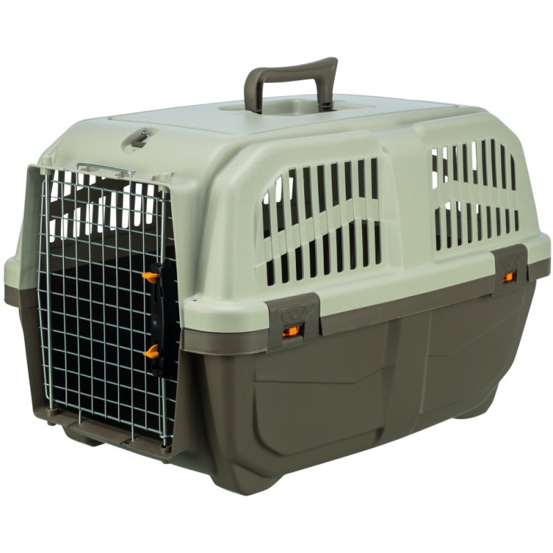 Контейнер-переноска Trixie для собак Skudo 3 весом до 24 кг. коричневая пластик размер S 40x39x60 см