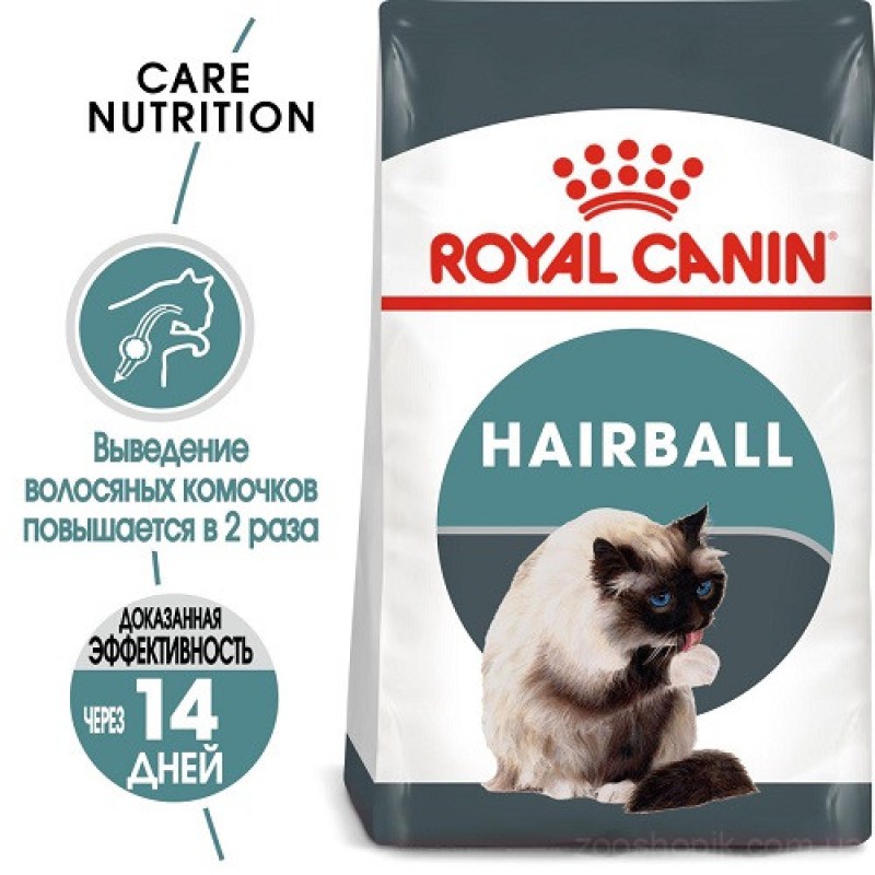 Royal Canin Hairball Care 10 кг сухий корм для котів проти шерстяних грудок