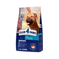 Клуб 4 Лапи Premium Lamb 2 кг сухий корм з ягням та рисом для собак усіх порід
