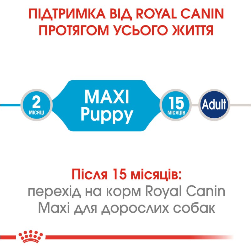 Royal Canin Maxi Puppy 4 кг сухий корм для цуценят