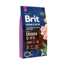 Brit Premium Junior S Small 3 кг сухий корм для цуценят маленьких порід з куркою