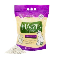 Мафін Преміум з ароматом лаванді 4.5 л бентонітовий наповнювач для котячого туалету