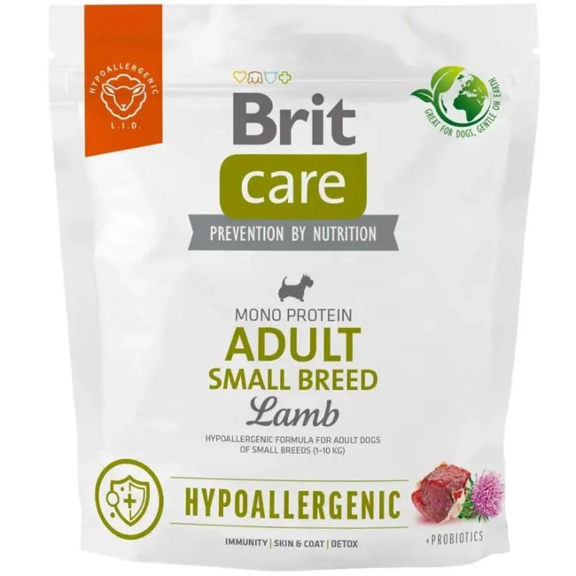 Brit Care Dog Hypoallergenic Small 7 кг сухий гіпоалергенний корм для собак дрібних порід собак з ягнятком