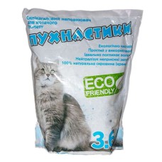 Наповнювач силікагелевий Пушистики для котячого туалету 3.6 л