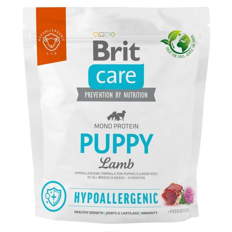 Brit Care Dog Hypoallergenic Puppy 12 кг сухий гіпоалергенний корм для цуценят з ягням
