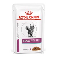 Royal Canin Renal Feline Fish Pouches 12х85 г влажный корм с рыбой для кошек с почечной недостаточностью