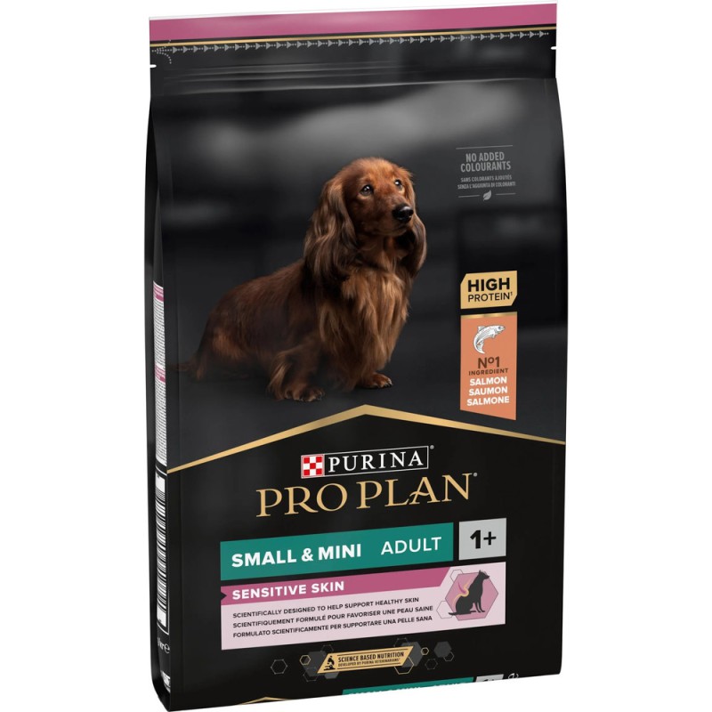 Purina Pro Plan Dog Adult Small & Mini Sensitive Skin 7 кг сухий корм для собак із лососем із чутливою шкірою