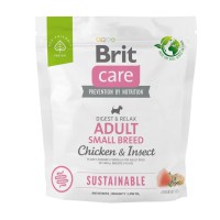 Brit Care Sustainable Adult Small Breed Chicken and Insect 1 кг сухой корм с курицей