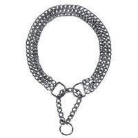 Нашийник Trixie Semi-Choke Chain для собак трирядний хромований, 65 см (2269)