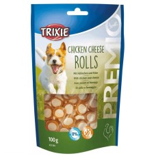 Ласощі для собак Trixie PREMIO Chicken Cheese Roll, 100 г (31589)