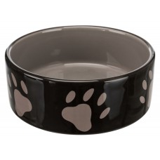 Миска Trixie Ceramic Bowl для собак коричневая, керамика, 0.3 л