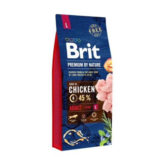 Brit Premium Large L 8 кг сухий корм для собак великих порід з куркою