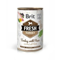 Brit Fresh Turkey Peas 400 г з індичкою та горошком