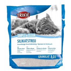 Наполнитель для кошек Trixie Simple'n'Clean Silicate Litter силикагелевый, 8 л