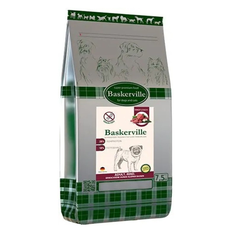 Baskerville HF Adult Rind Getreidefrei kleine Rassen 7.5 кг сухий корм для собак дрібних порід