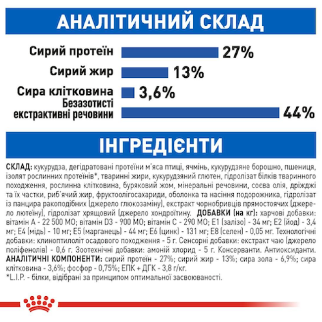 Royal Canin Indoor 7+ 3.5 кг сухой корм с птицей для стареющих котов