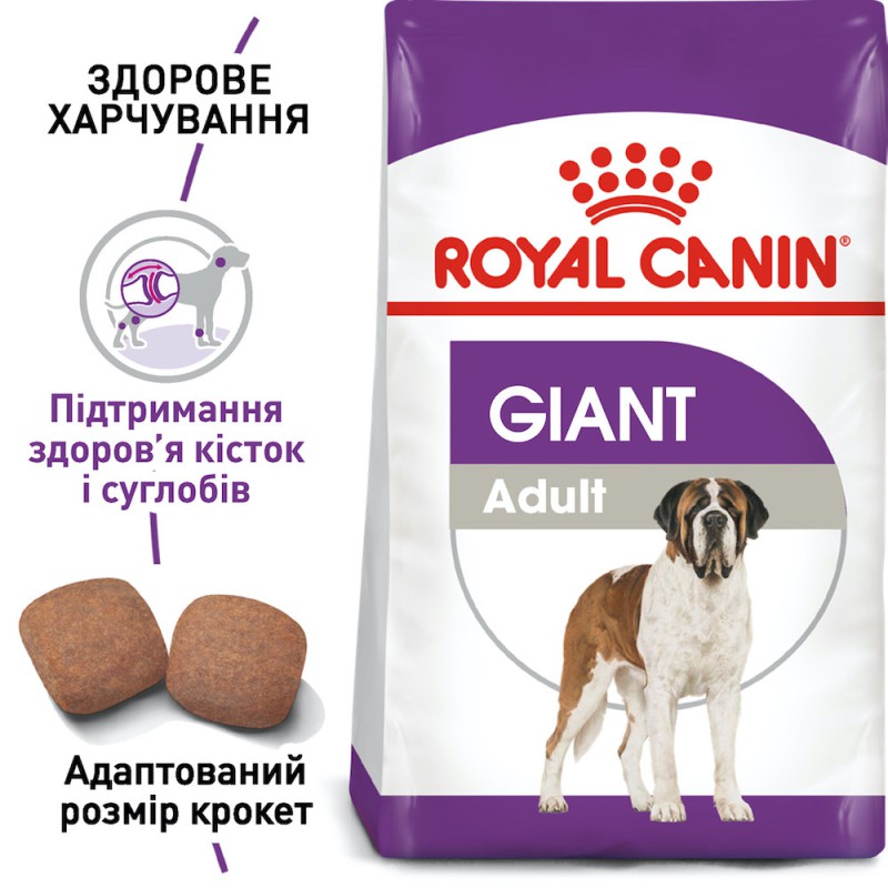 Royal Canin Giant Adult 15 кг сухий корм для собак гігантських порід