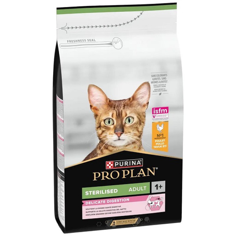 Purina Pro Plan Sterilised Delicate Digestion 1.5 кг для стерилізованих з чутливим травленням з куркою