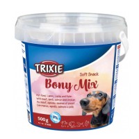 Ласощі Trixie TX-31496 Soft Snack Bony Mix для собак з індичкою та яловичиною, 500 г