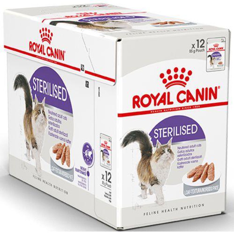 Royal Canin Sterilised Loaf 12х85 г вологий корм для стерилізованих кішок у паштеті