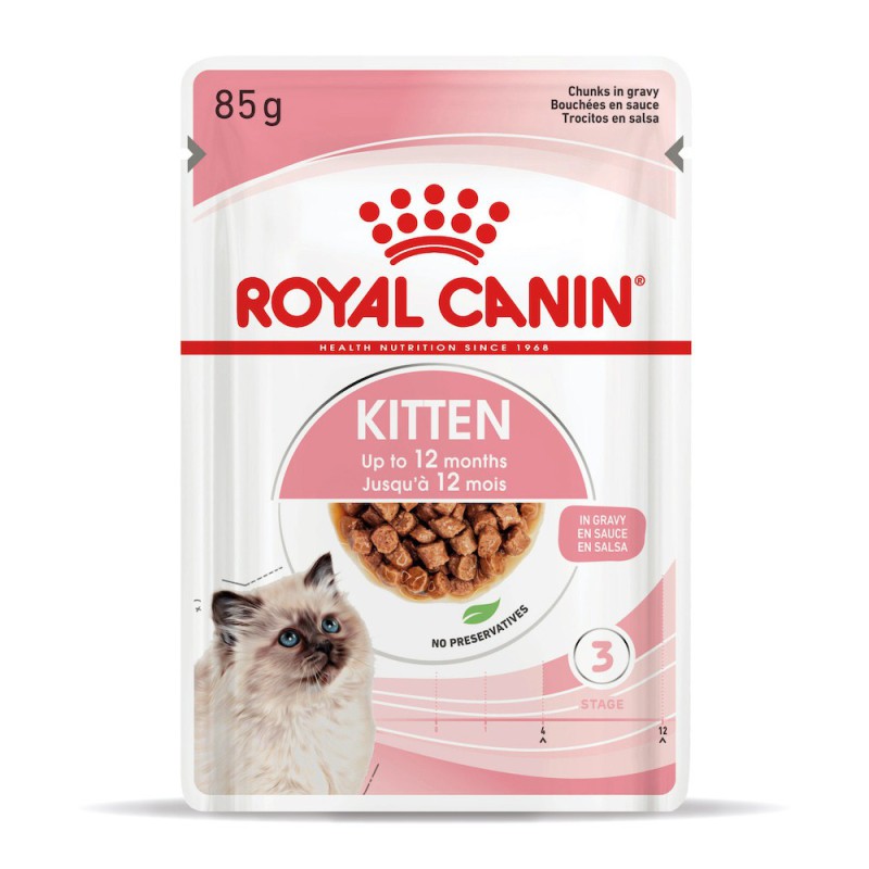 Royal Canin Kitten Instinctive Gravy 12х85 г вологий корм для кошенят у соусі