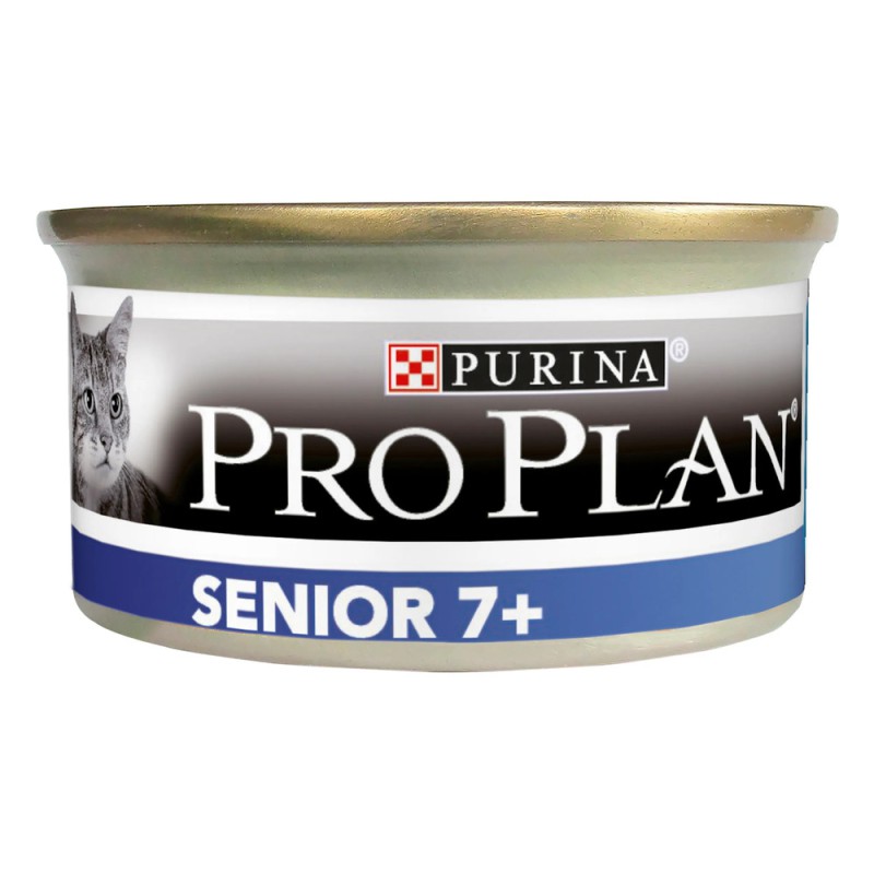 Purina Pro Plan Senior 7+ Longevis мус з тунцем для кішок похилого віку 24*85 г