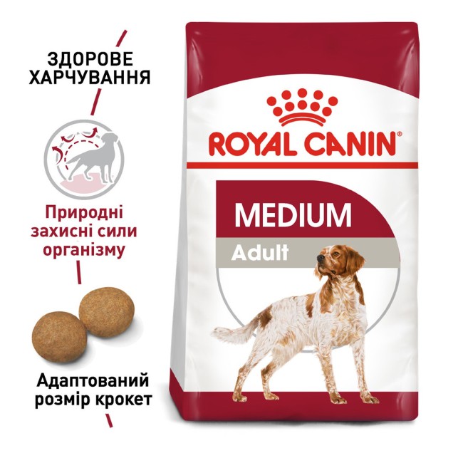 Royal Canin Medium Adult 15 кг сухой корм для собак средних пород