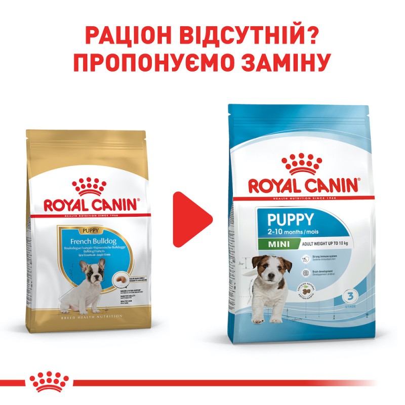 Royal Canin French Bulldog Puppy 1 кг сухий корм для цуценят французького бульдога