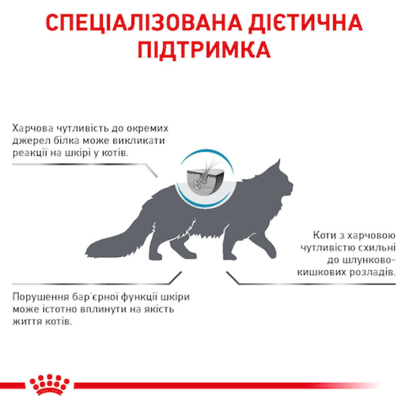 Royal Canin Hypoallergenic 2.5 кг сухий корм для кішок при харчовій алергії