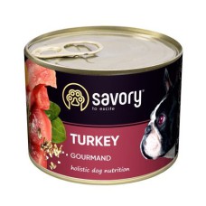Savory Dog Gourmand Turkey для собак з індичкою 200 г