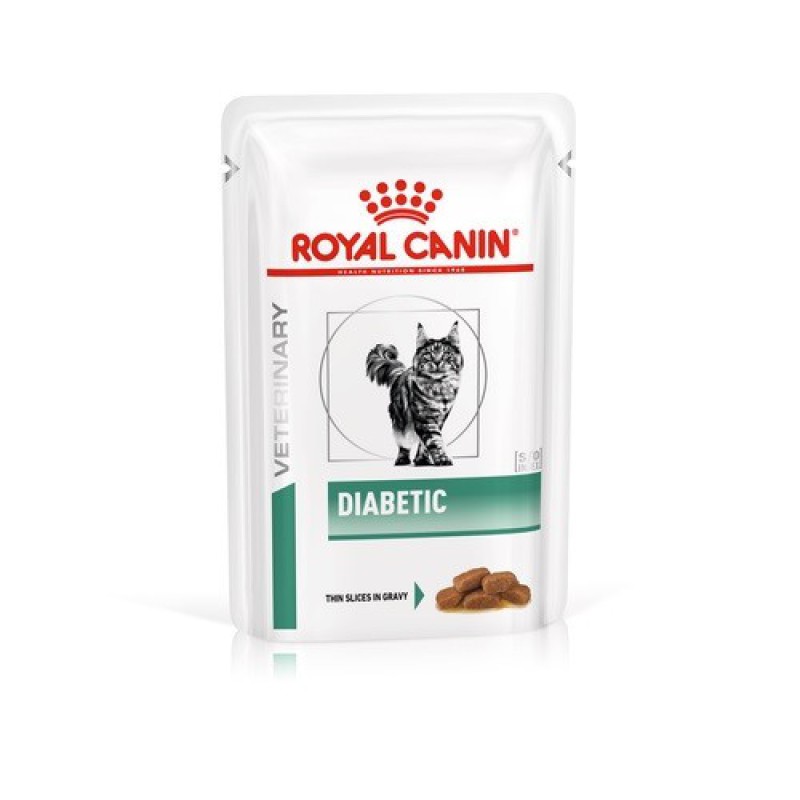 Royal Canin Diabetic Pouches 12х85 г вологий корм для котів при діабеті в соусі