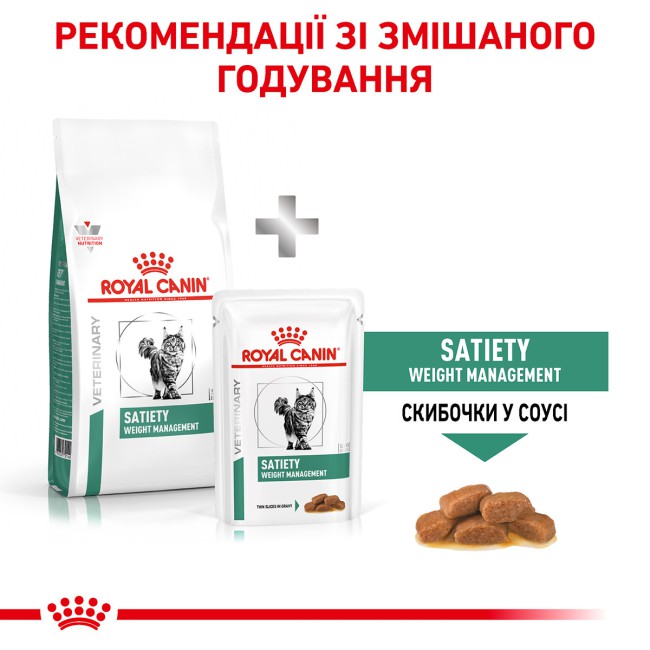 Royal Canin Satiety Weight Management 400 г сухий корм для котів з контролем калорійності