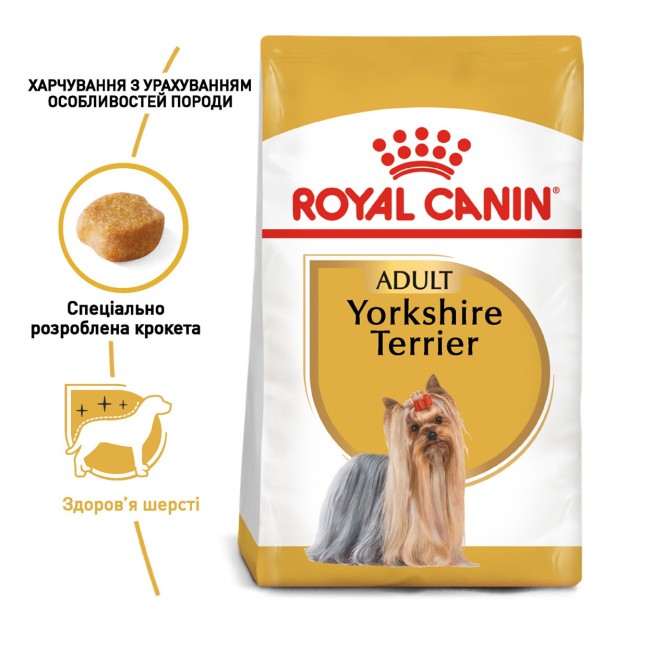 Royal Canin Yorkshire Terrier Adult 1.5 кг сухой корм для собак йоркширского терьера