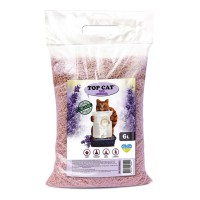 Наповнювач для котячого туалету Top Cat Tofu соєвий з ароматом лаванди 6 л