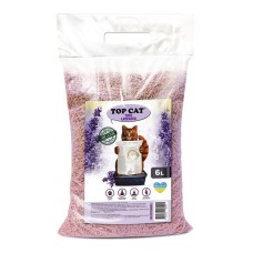 Наповнювач для котячого туалету Top Cat Tofu соєвий з ароматом лаванди 6 л