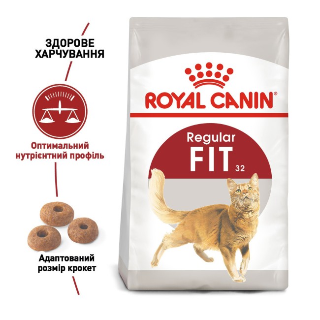 Royal Canin Fit 32 4 кг сухой корм для домашних и уличных котов