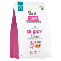 Brit Care Dog Grain-free Puppy 3 кг сухой беззерновой корм для щенков всех пород с лососем