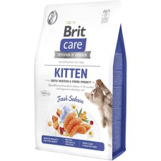 Brit Care Kitten Gentle Digestion Strong Immunity 7 кг сухий корм для кошенят з лососем