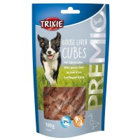 Ласощі для собак Trixie Premio Guse Liver Cubes, качина печінка 100 г (31867)