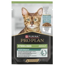 Purina Pro Plan Sterilised 26х85 г вологий корм із океанічною рибою шматочки в желе для стерилізованих кішок