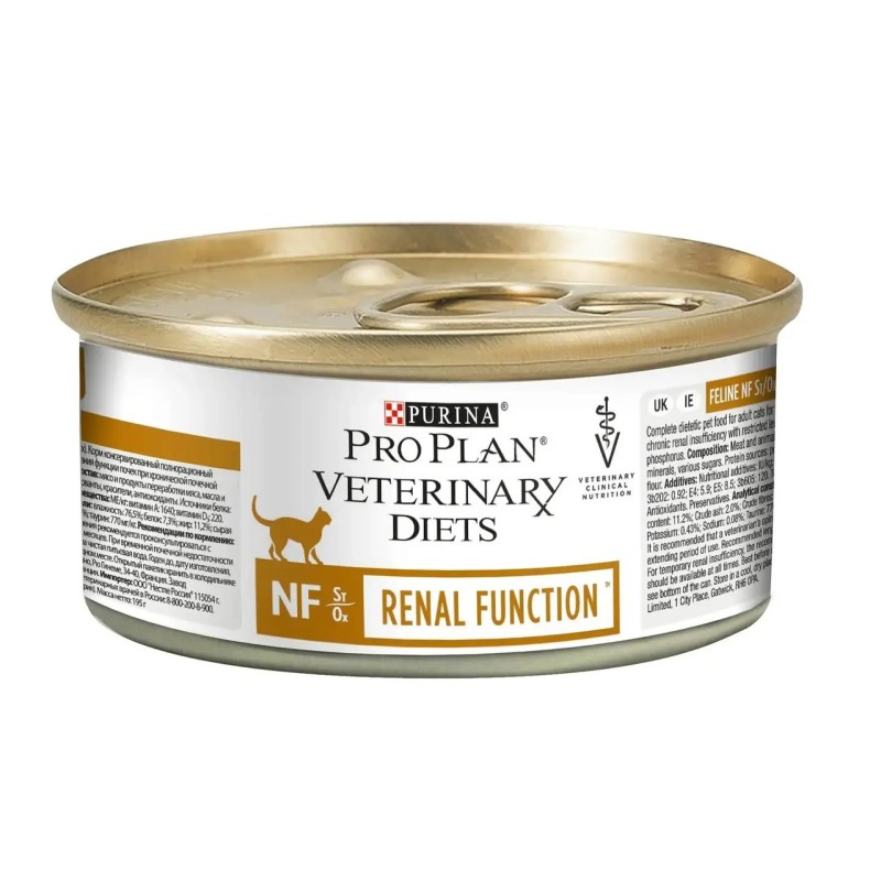Purina Veterinary Diets NF Renal Function Feline 24x195 г вологий корм для котів при нирковій недостатності