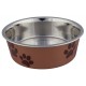 Миска Trixie Stainless Steel Bowl для собак, нержавіюча сталь, 0.25 л (25241)