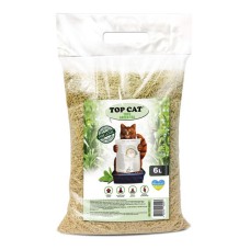Наповнювач для котячого туалету Top Cat Tofu соєвий з ароматом зеленого чаю 6 л