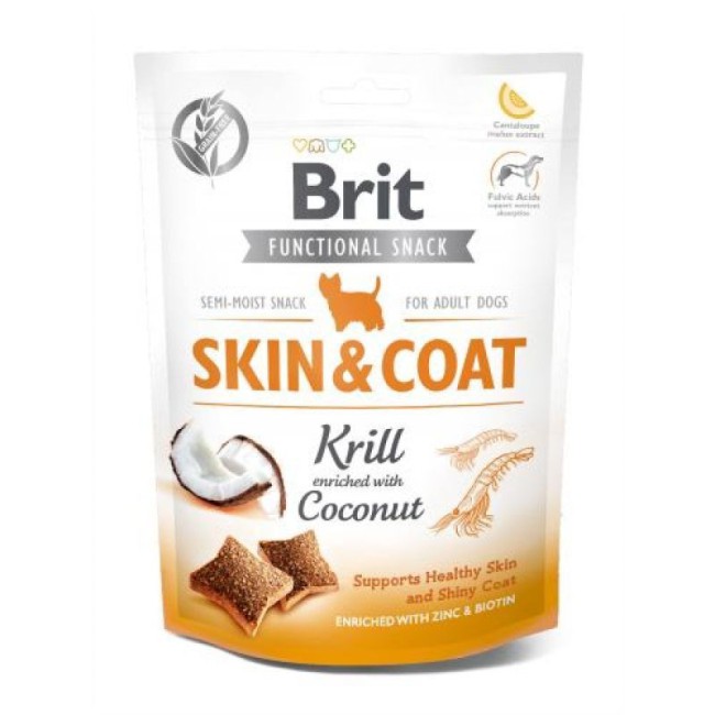 Ласощі Brit Care Functional Snack Immunity для собак для підтримки імунітету з комахами та імбиром 150 г