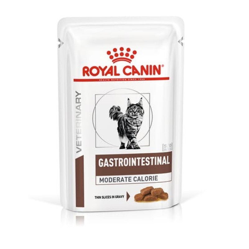 Royal Canin Gastrointestinal Moderate Calorie 12х85 г вологий корм для котів у соусі з порушенням травлення