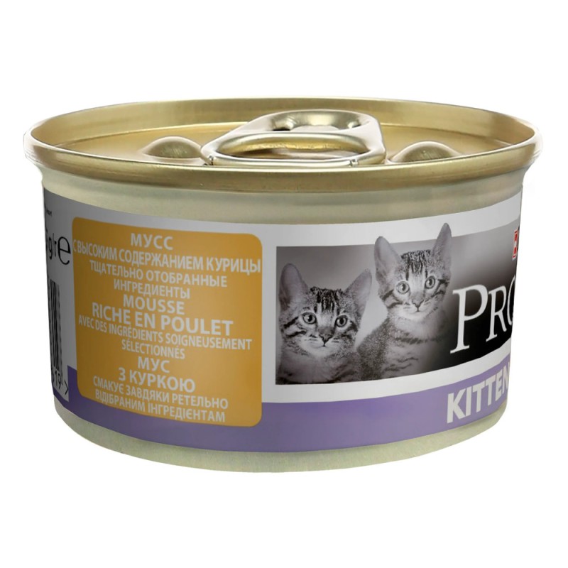 Purina Pro Plan Junior 24х85 г вологий корм з індичкою для кошенят у паштеті
